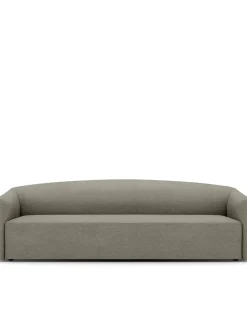 New Works Shore Sofa 3 Seater Extended Base, taupe fra Outlet