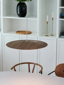 Piet Hein Sinus Wood Pendel, valnød fra Clearance