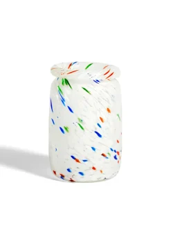 HAY Splash Vase, Roll Neck White Dot fra Outlet