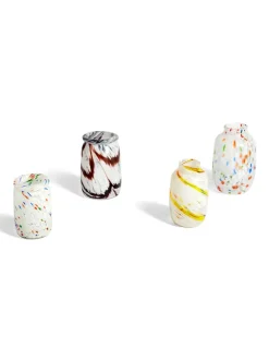 HAY Splash Vase, Roll Neck White Dot fra Outlet
