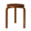 Artek Stool 60, walnut stained fra Online