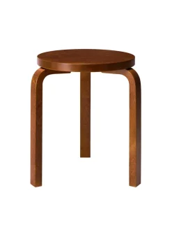 Artek Stool 60, walnut stained fra Online