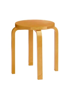 Artek Stool E60, honey stained birk fra New