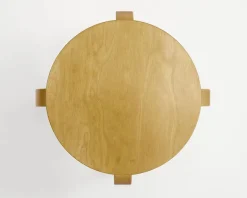 Artek Stool E60, honey stained birk fra New