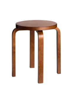 Artek Stool E60, walnut stained fra Discount