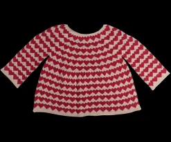 Maileg Strikket sweater, Størrelse 5-6 år - Hjerter fra Clearance
