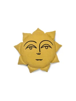 Ferm Living Sun Cushion, yellow fra Hot