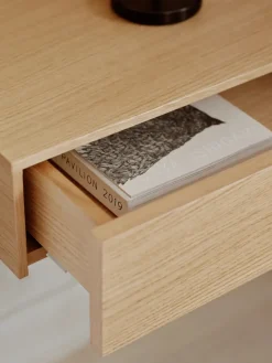 New Works Tana Wall Mounted Nightstand, oak fra