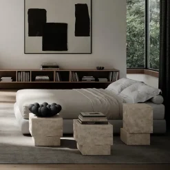 101 Copenhagen Temple Coffee Table Low, limestone fra Online