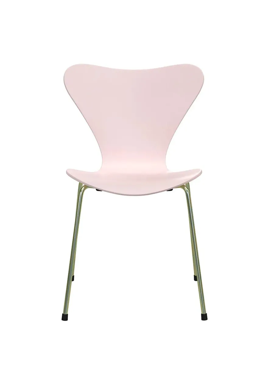 Fritz Hansen 70th Anniversary Edition 3107 Spisebordsstol, 7:14 AM Pink af Arne Jacobsen New