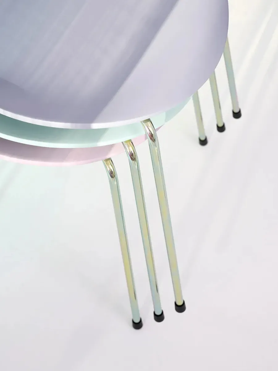 Fritz Hansen 70th Anniversary Edition 3107 Spisebordsstol, 7:14 AM Pink af Arne Jacobsen New
