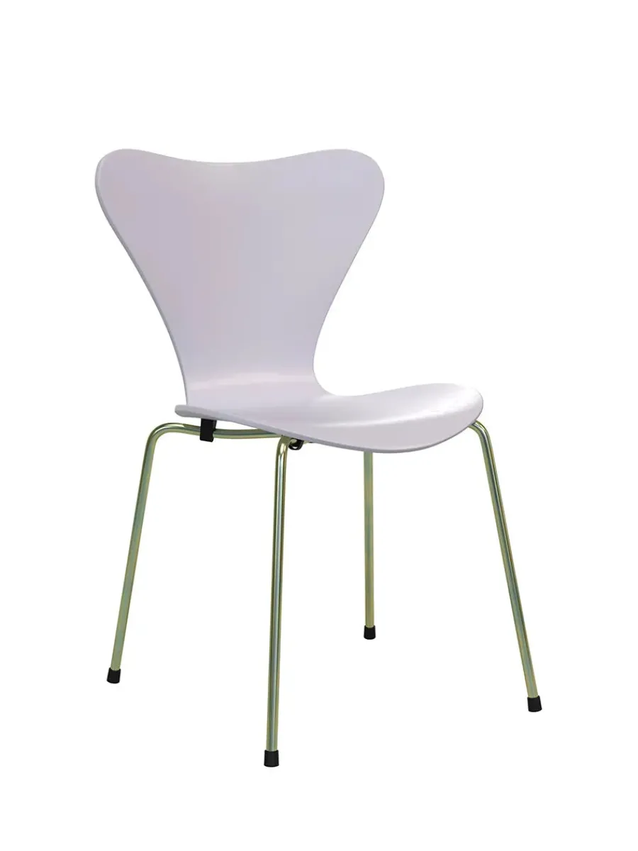 Fritz Hansen 70th Anniversary Edition 3107 Spisebordsstol, 7:14 AM Pink af Arne Jacobsen New