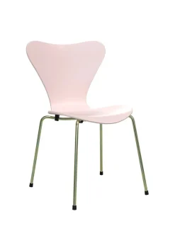 Fritz Hansen 70th Anniversary Edition 3107 Spisebordsstol, 7:14 AM Pink af Arne Jacobsen New