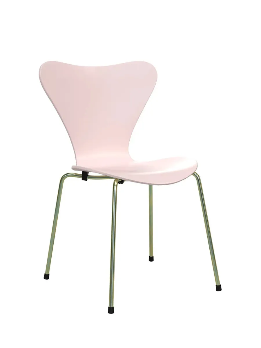 Fritz Hansen 70th Anniversary Edition 3107 Spisebordsstol, 7:14 AM Pink af Arne Jacobsen New