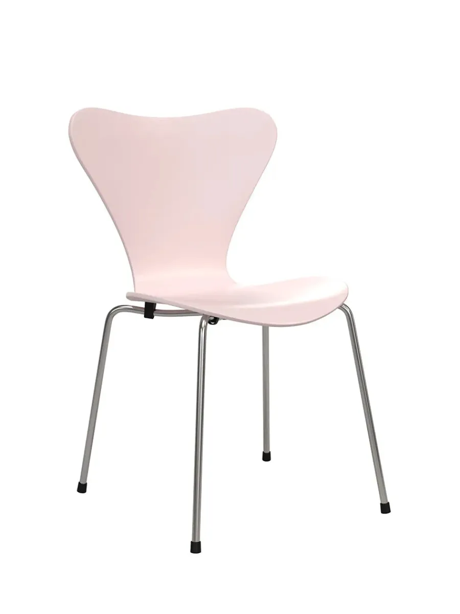 Fritz Hansen 70th Anniversary Edition 3107 Spisebordsstol, 7:14 AM Pink af Arne Jacobsen New