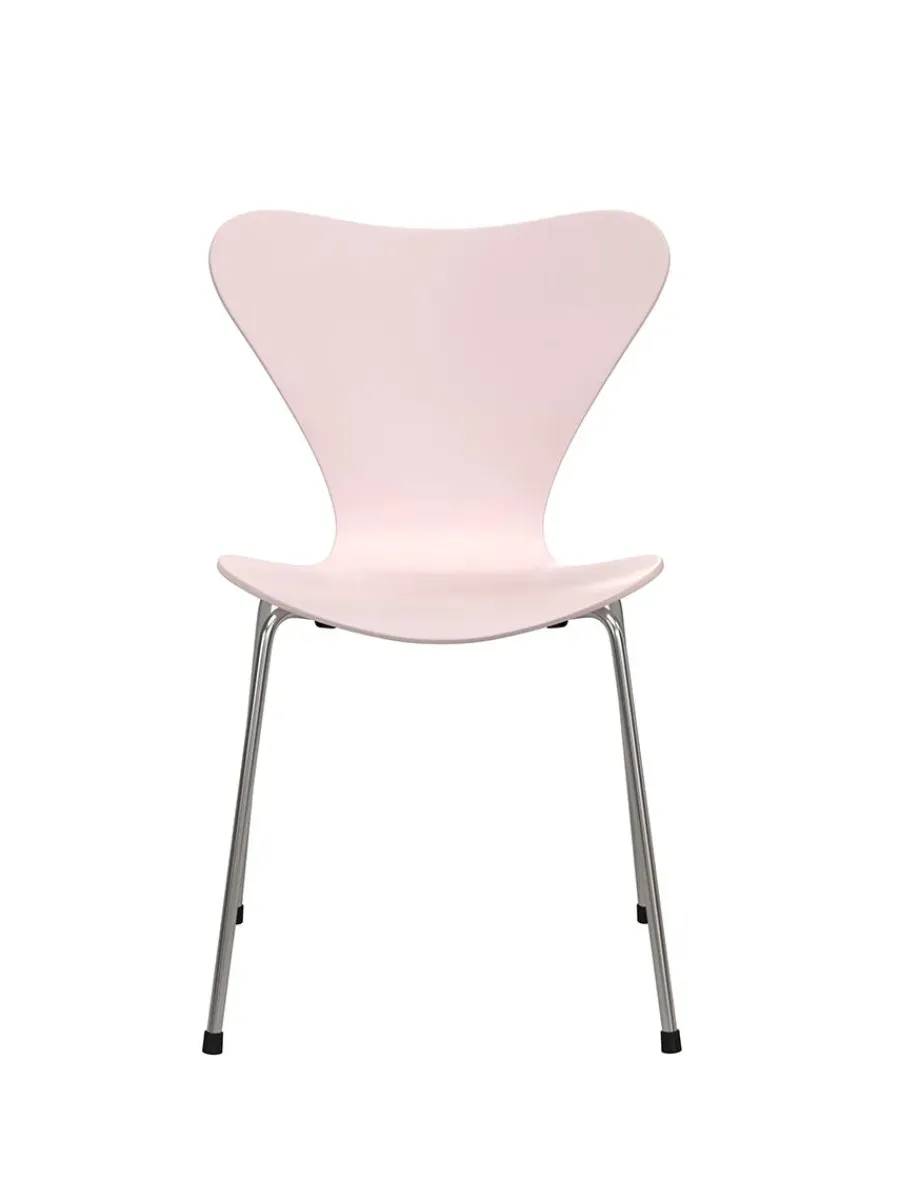 Fritz Hansen 70th Anniversary Edition 3107 Spisebordsstol, 7:14 AM Pink af Arne Jacobsen New