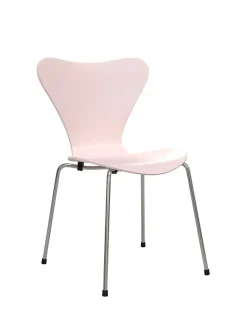 Fritz Hansen 70th Anniversary Edition 3107 Spisebordsstol, 7:14 AM Pink af Arne Jacobsen New