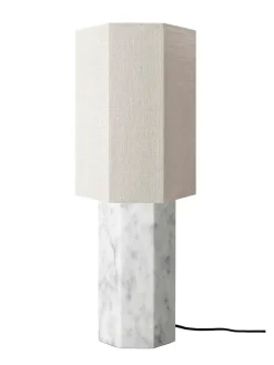 Louise Roe The Eight Over Eight Lamp Large, white marble fra