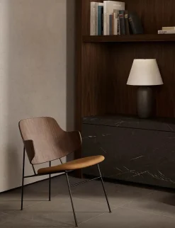 Audo Copenhagen The Penguin Lounge Chair, Læder fra Clearance