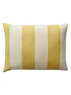 Silkeborg Uldspinderi The Sweater Cushion, golden yellow fra Online