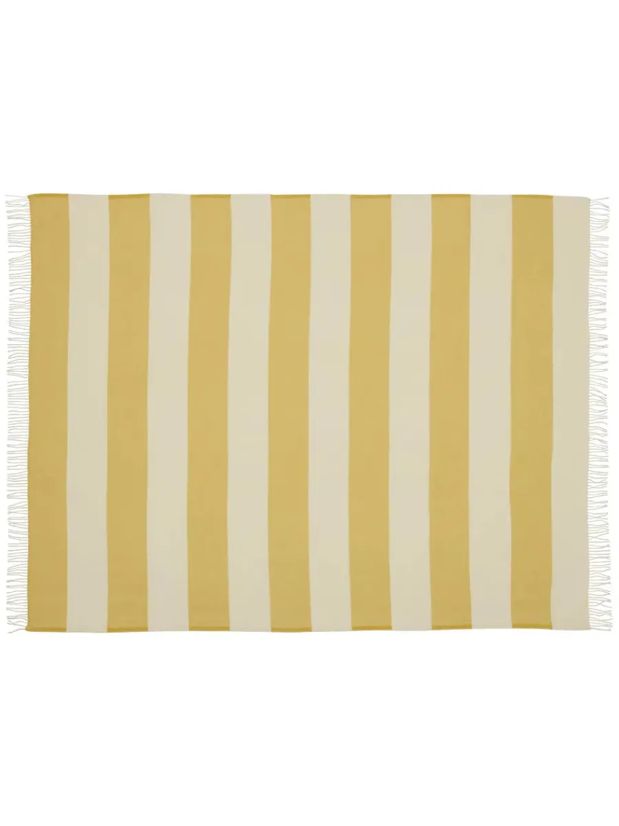Silkeborg Uldspinderi The Sweater Plaid, golden yellow fra Online