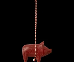 Maileg Træ ornament, gris - rød fra Outlet