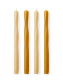 Audo Copenhagen Twist Tapered Lys, sæt á 4 stk. fra Online