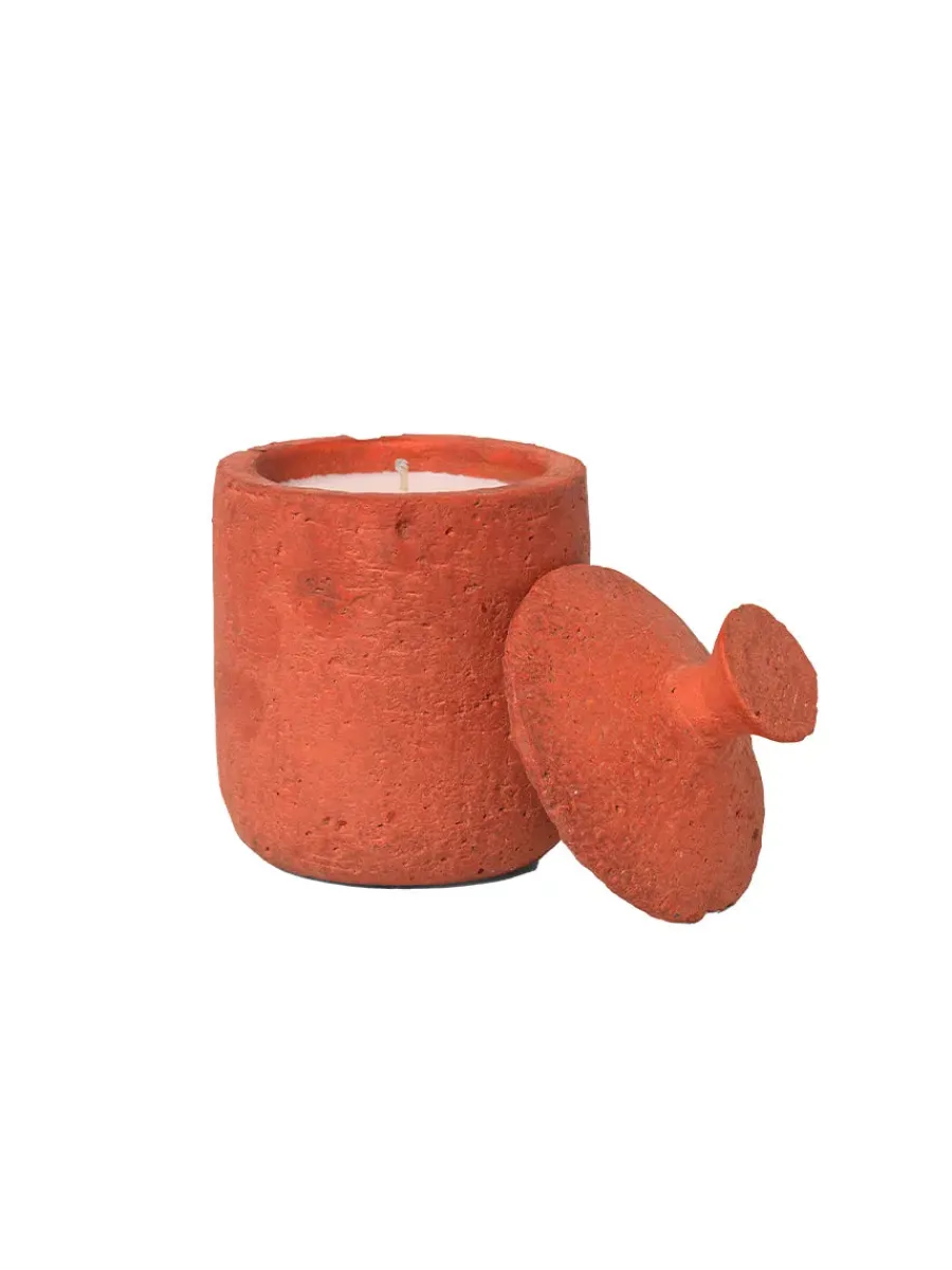 Ferm Living Ura duftlys, Pale Sienna fra Online
