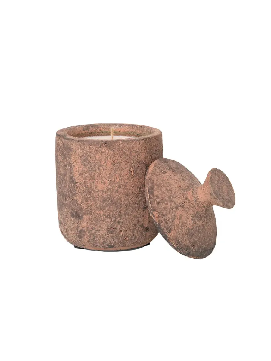 Ferm Living Ura duftlys, Red Sienna fra Outlet