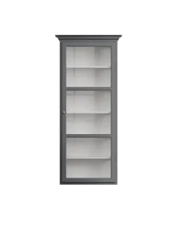 Lindebjerg Design Væghængt Vitrineskab Classic V4, antracit fra New