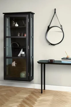 Lindebjerg Design Væghængt Vitrineskab N4, dark blue fra Best
