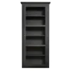 Lindebjerg Design Væghængt Vitrineskab N4, dark oak fra Outlet