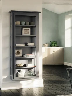 Lindebjerg Design Væghængt Vitrineskab N4, green fra Sale
