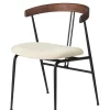 GUBI Violin Dining Chair, american walnut fra Sale