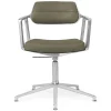 Vipp 453 Swivel+ Chair, bosco grøn læder fra Clearance