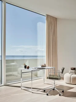 Vipp 453 Swivel+ Chair, bosco grøn læder fra Clearance