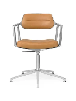 Vipp 453 Swivel+ Chair, bosco grøn læder fra Clearance