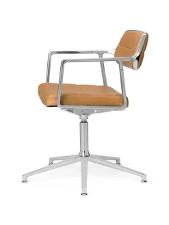 Vipp 453 Swivel+ Chair, bosco grøn læder fra Clearance