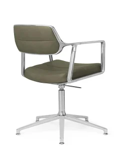 Vipp 453 Swivel+ Chair, bosco grøn læder fra Clearance