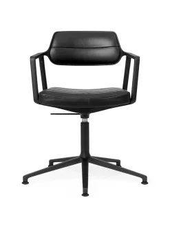 Vipp 453 Swivel+ Chair, bosco grøn læder fra Clearance