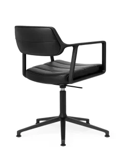 Vipp 453 Swivel+ Chair, bosco grøn læder fra Clearance
