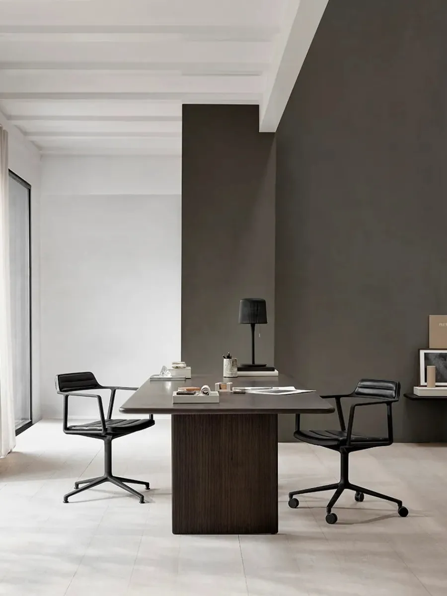 Vipp 452 Swivel Chair, bosco grøn læder fra Discount