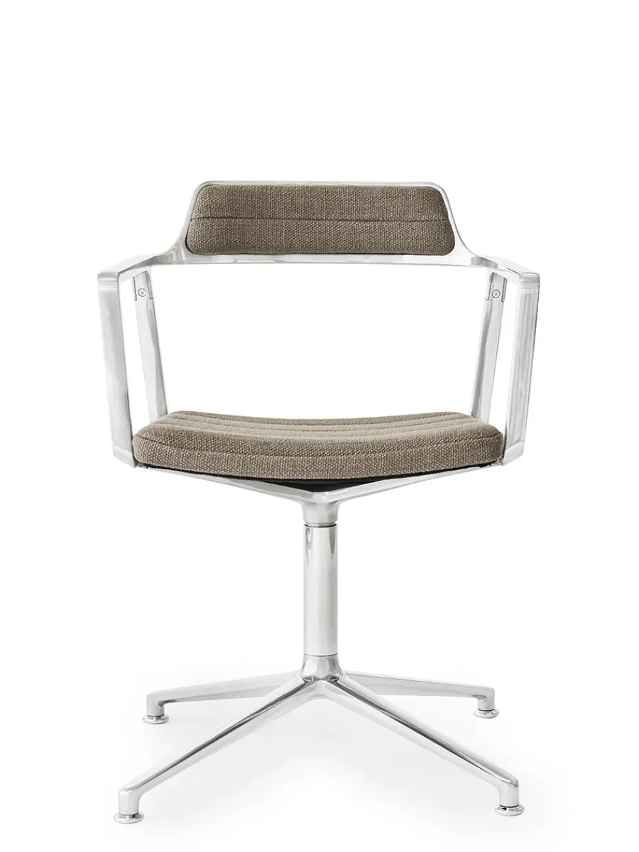 Vipp 452 Swivel Chair, bosco grøn læder fra Discount