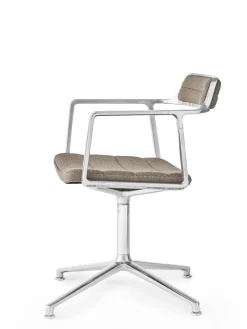 Vipp 452 Swivel Chair, bosco grøn læder fra Discount