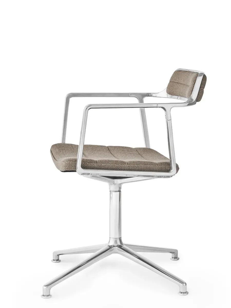 Vipp 452 Swivel Chair, bosco grøn læder fra Discount
