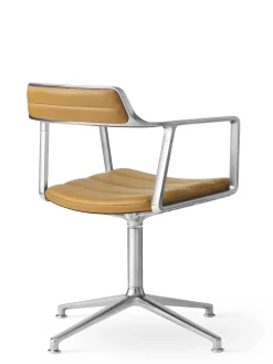 Vipp 452 Swivel Chair, bosco grøn læder fra Discount