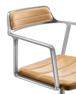Vipp 452 Swivel Chair, bosco grøn læder fra Discount