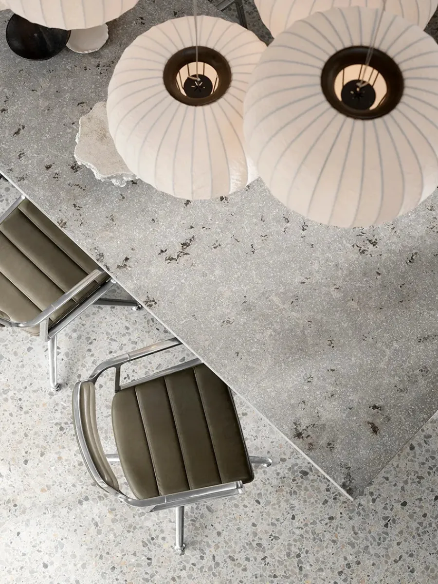 Vipp 452 Swivel Chair, bosco grøn læder fra Discount