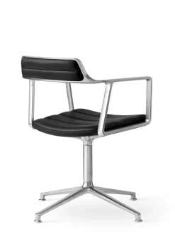 Vipp 452 Swivel Chair, bosco grøn læder fra Discount