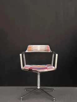 Vipp 452 Swivel Chair, bosco grøn læder fra Discount